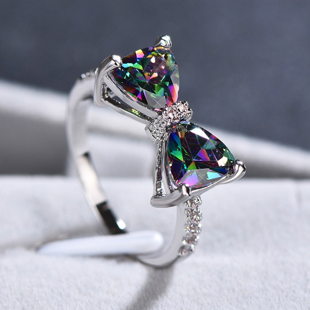 Venta al por mayor Anillo Arco Zircon Cobre OLY-RS-CaoS006